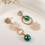 Agate Mismatched Earrings