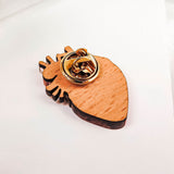 Anatomical Heart Pin - Rose Gold