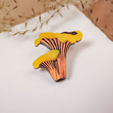 Chanterelle Mushroom Pin