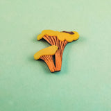 Chanterelle Mushroom Pin