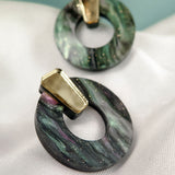 Circle Studs - Midnight Dream
