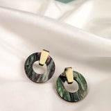 Circle Studs - Midnight Dream