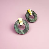 Circle Studs - Midnight Dream