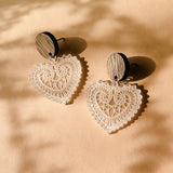 Folk Heart Earrings