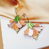 Hibiscus Earrings - Peachy Haze