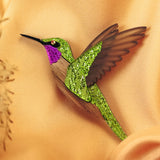 Hummingbird Brooch