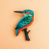 Kingfisher Brooch