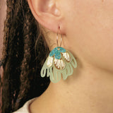 Organic Floral Hoops - Mint