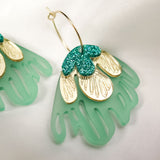 Organic Floral Hoops - Mint