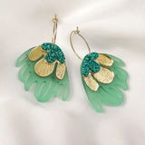 Organic Floral Hoops - Mint