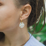 Rainbow Dots Hoops