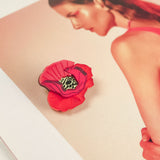 Red Poppy Pin