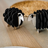 Sheep Coasters - Black