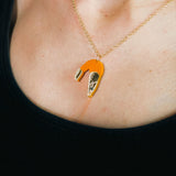 Shrimp Pendant Necklace