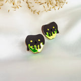 Spooky Apple Studs