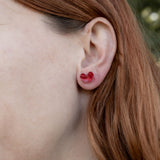 Tiny Heart Studs