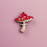 Toadstool Mushroom Pin