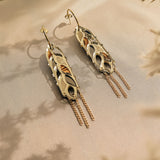 Wheat Statement Earrings
