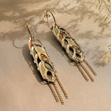 Wheat Statement Earrings